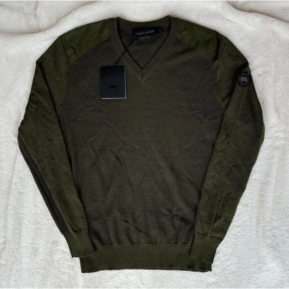 Canada Goose Olive McLeod Sweater - Picture 1 of 2